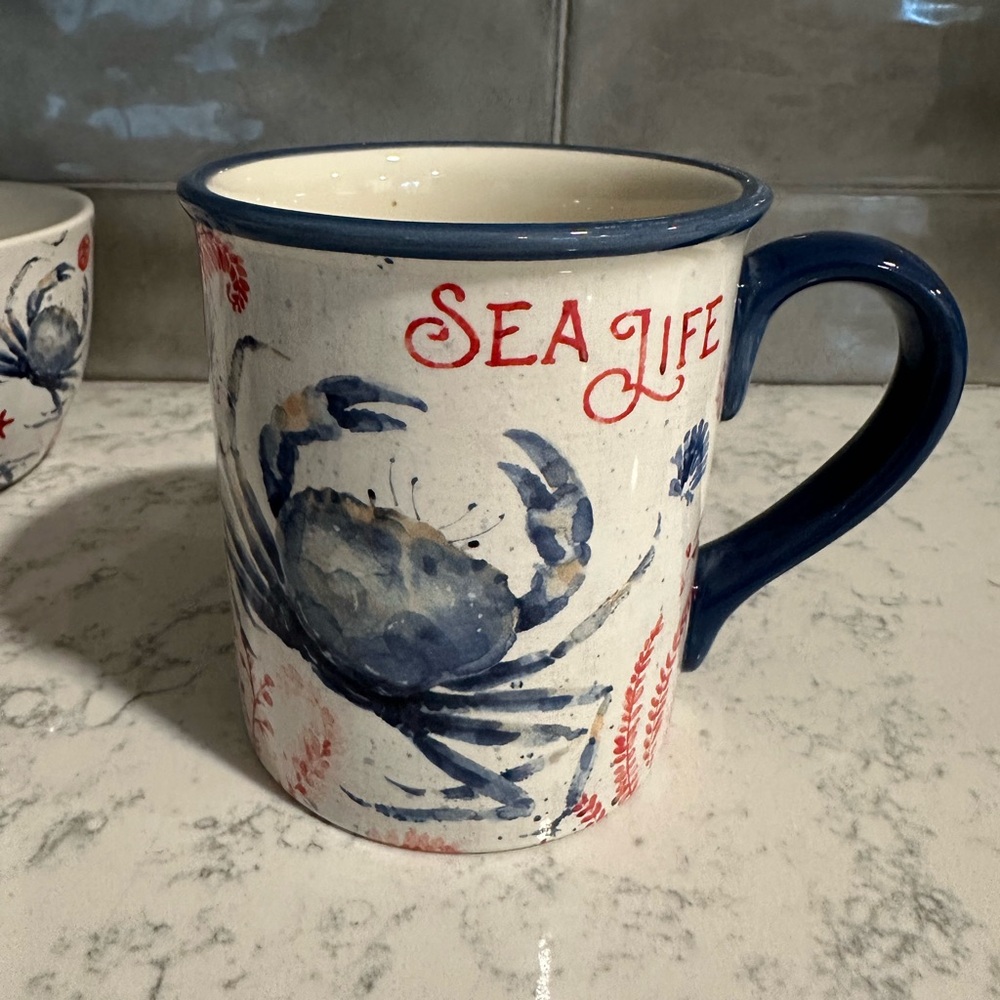 Blue Crab Bowl & Mug Set - Picture 2 of 6